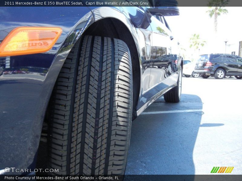 Capri Blue Metallic / Ash/Dark Grey 2011 Mercedes-Benz E 350 BlueTEC Sedan