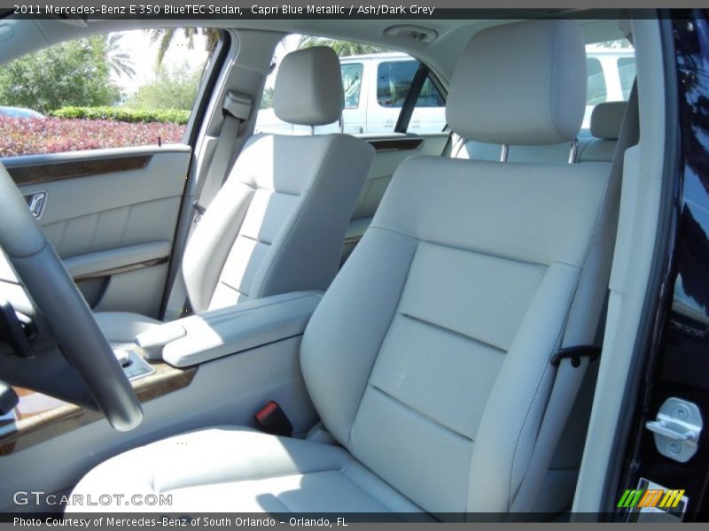 Front Seat of 2011 E 350 BlueTEC Sedan