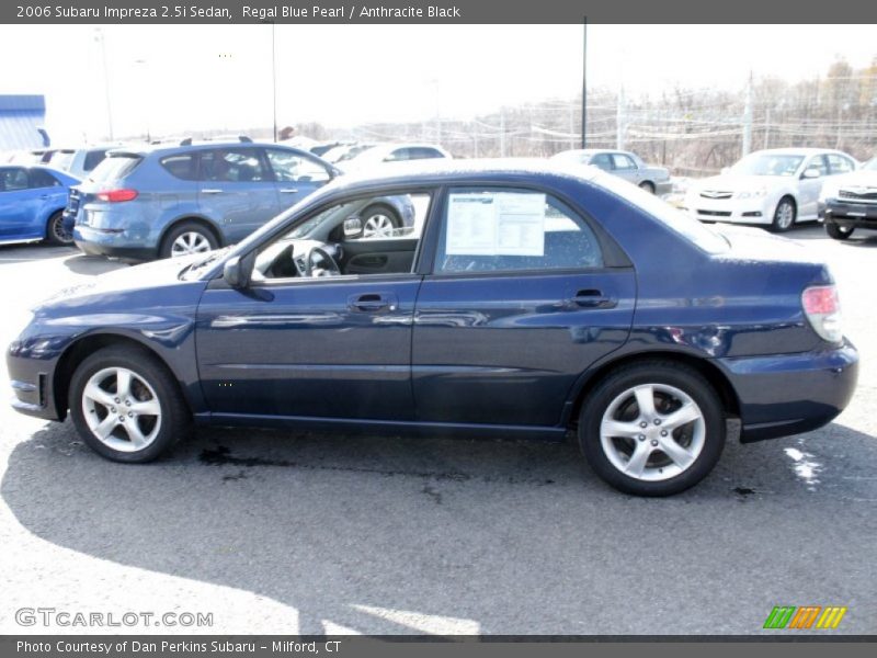 Regal Blue Pearl / Anthracite Black 2006 Subaru Impreza 2.5i Sedan