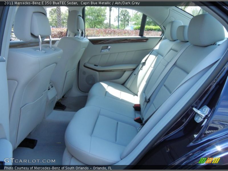 Rear Seat of 2011 E 350 BlueTEC Sedan