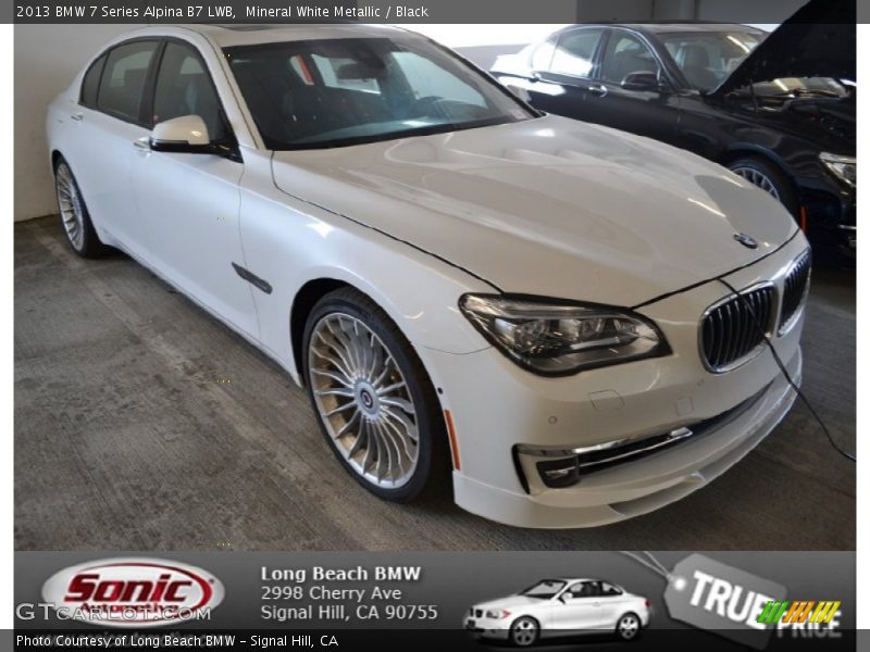 Mineral White Metallic / Black 2013 BMW 7 Series Alpina B7 LWB