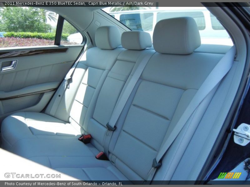 Rear Seat of 2011 E 350 BlueTEC Sedan