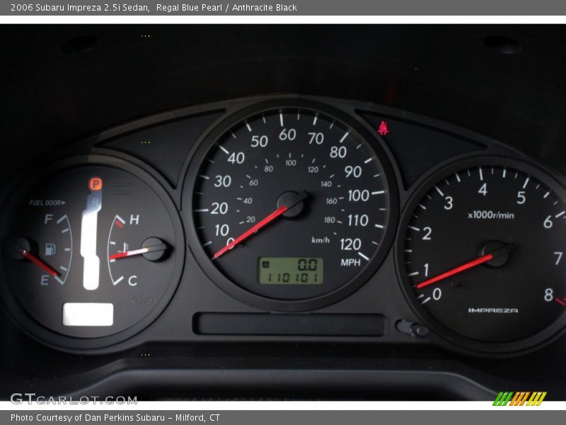 Regal Blue Pearl / Anthracite Black 2006 Subaru Impreza 2.5i Sedan