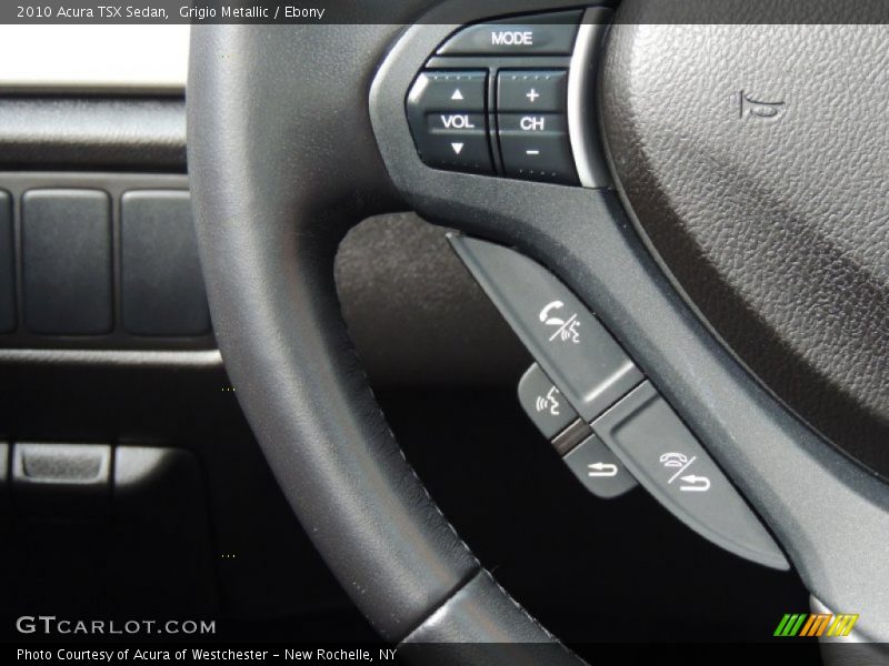 Grigio Metallic / Ebony 2010 Acura TSX Sedan