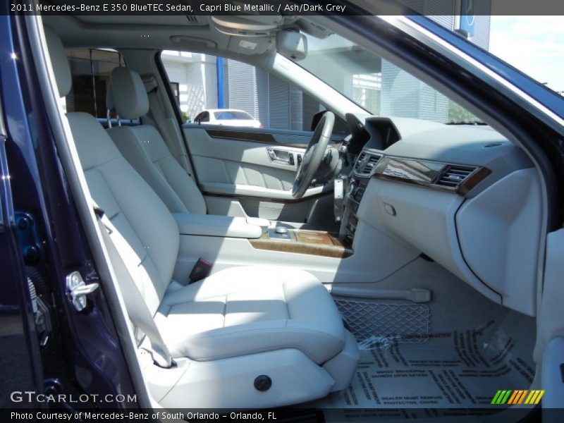 Capri Blue Metallic / Ash/Dark Grey 2011 Mercedes-Benz E 350 BlueTEC Sedan