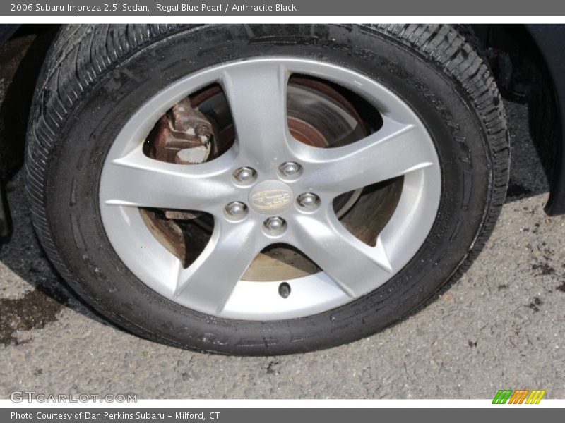 Regal Blue Pearl / Anthracite Black 2006 Subaru Impreza 2.5i Sedan
