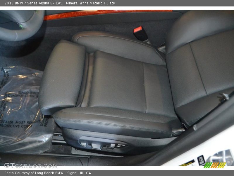 Mineral White Metallic / Black 2013 BMW 7 Series Alpina B7 LWB