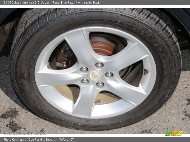 Regal Blue Pearl / Anthracite Black 2006 Subaru Impreza 2.5i Sedan