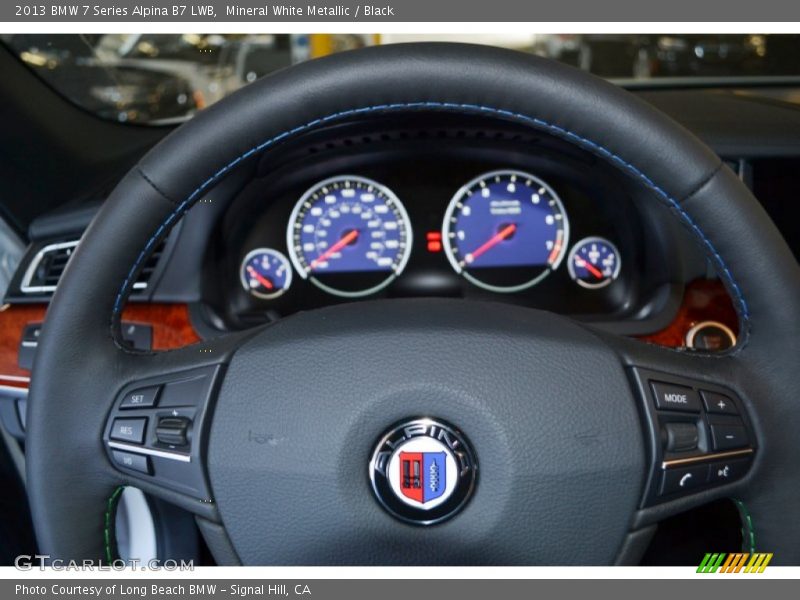 Mineral White Metallic / Black 2013 BMW 7 Series Alpina B7 LWB