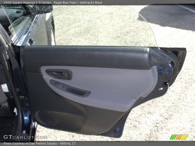 Regal Blue Pearl / Anthracite Black 2006 Subaru Impreza 2.5i Sedan