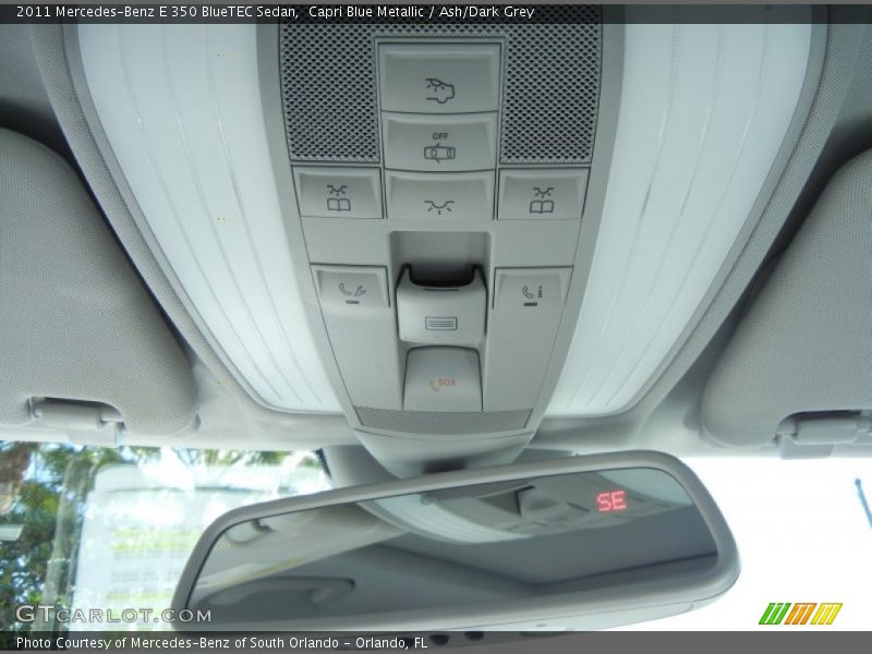 Controls of 2011 E 350 BlueTEC Sedan