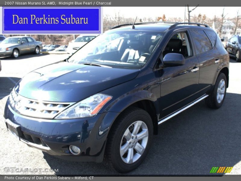 Midnight Blue Pearl / Charcoal 2007 Nissan Murano SL AWD