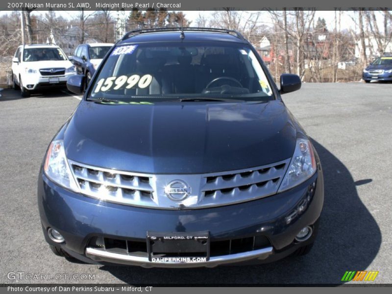 Midnight Blue Pearl / Charcoal 2007 Nissan Murano SL AWD