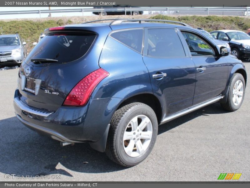 Midnight Blue Pearl / Charcoal 2007 Nissan Murano SL AWD