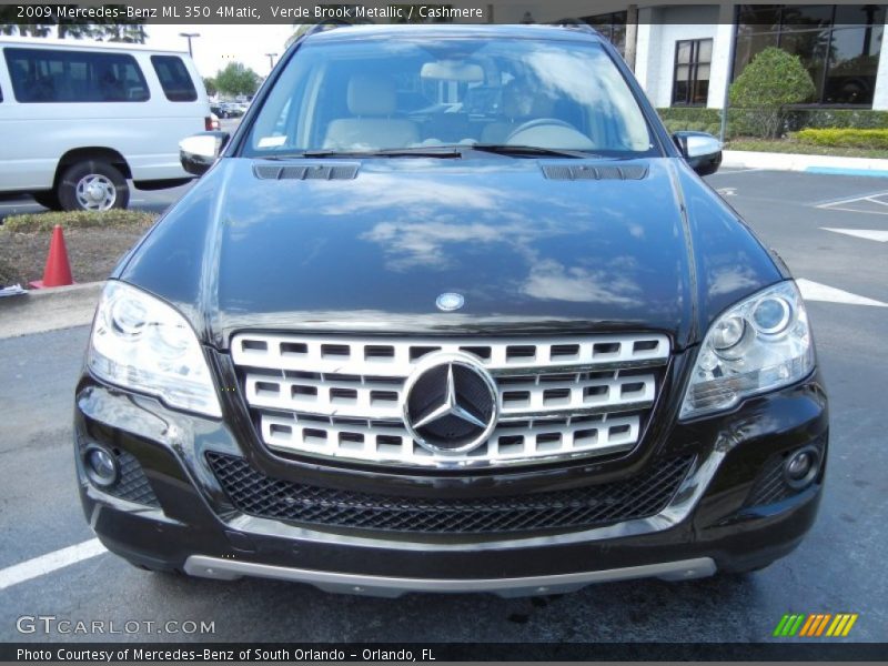 Verde Brook Metallic / Cashmere 2009 Mercedes-Benz ML 350 4Matic