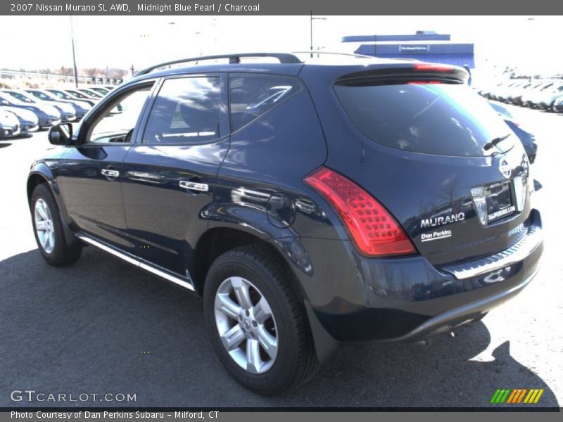 Midnight Blue Pearl / Charcoal 2007 Nissan Murano SL AWD
