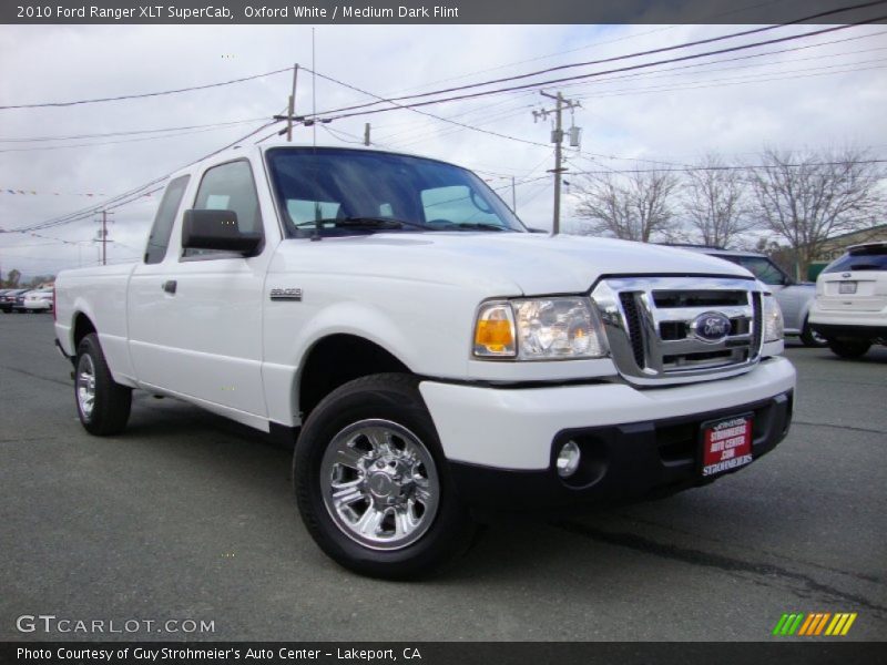 Oxford White / Medium Dark Flint 2010 Ford Ranger XLT SuperCab