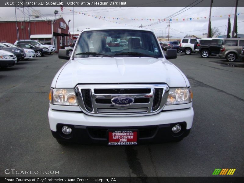 Oxford White / Medium Dark Flint 2010 Ford Ranger XLT SuperCab