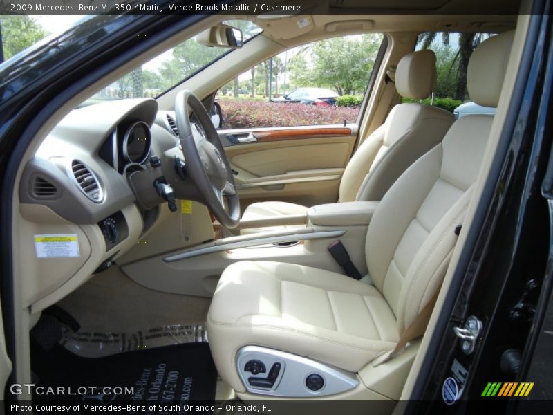 Front Seat of 2009 ML 350 4Matic