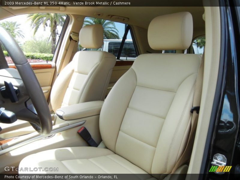 Front Seat of 2009 ML 350 4Matic