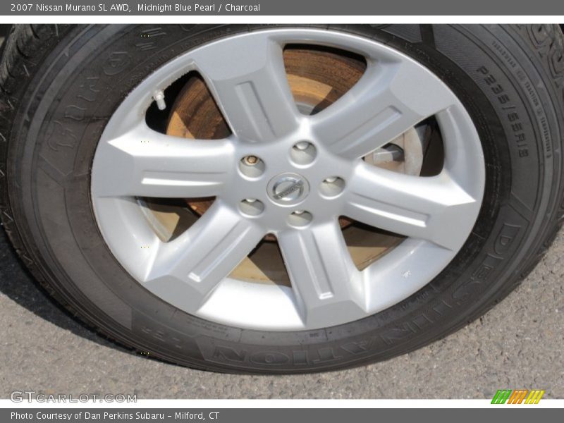 Midnight Blue Pearl / Charcoal 2007 Nissan Murano SL AWD