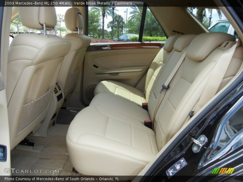 Rear Seat of 2009 ML 350 4Matic