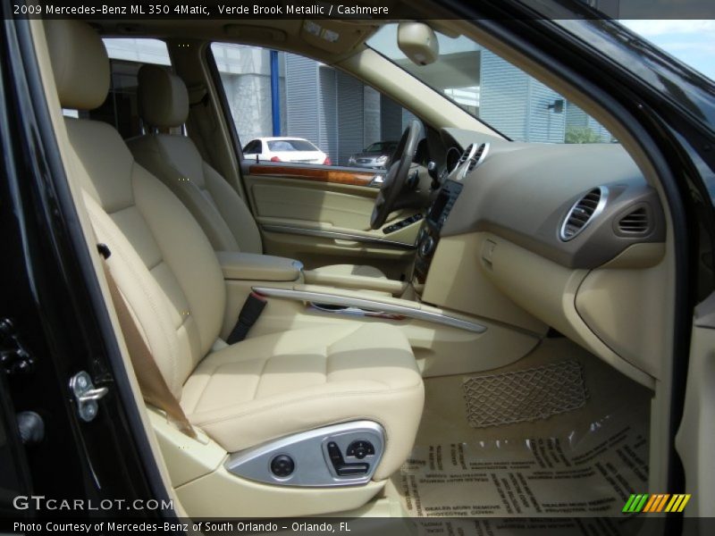Verde Brook Metallic / Cashmere 2009 Mercedes-Benz ML 350 4Matic