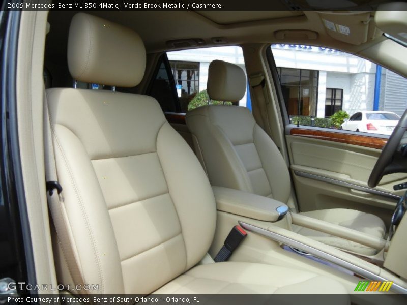 Verde Brook Metallic / Cashmere 2009 Mercedes-Benz ML 350 4Matic