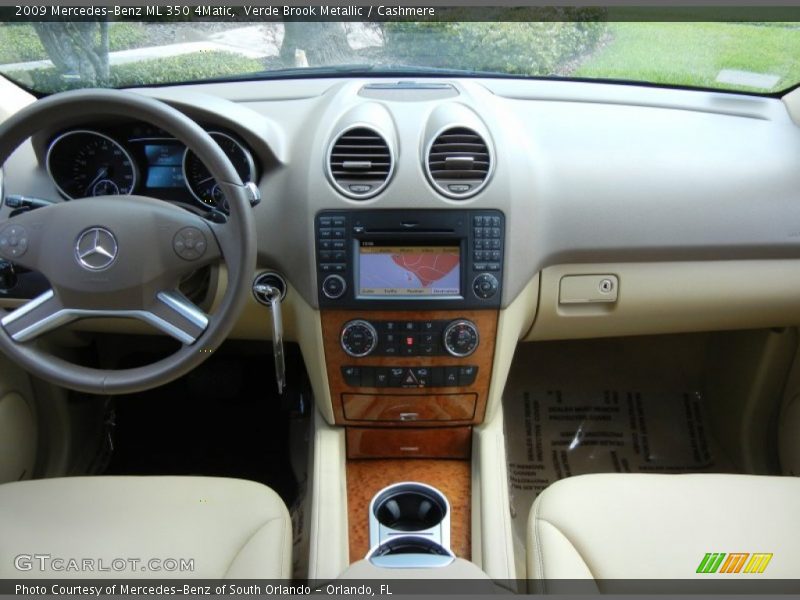 Verde Brook Metallic / Cashmere 2009 Mercedes-Benz ML 350 4Matic