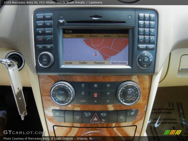 Controls of 2009 ML 350 4Matic