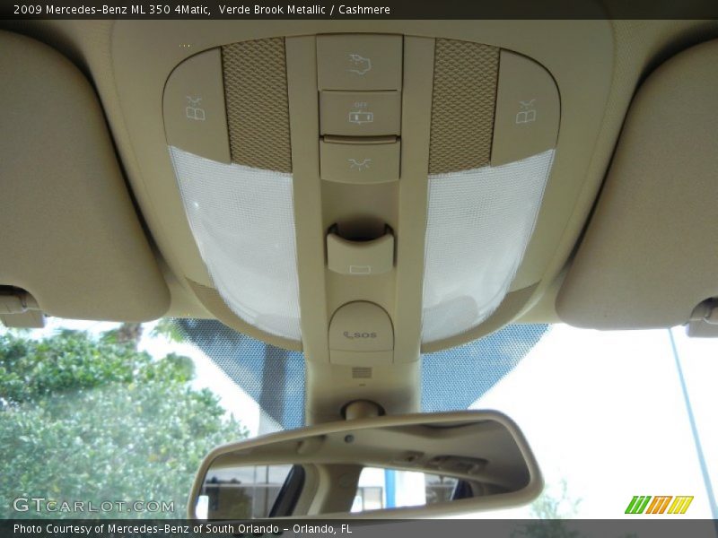 Verde Brook Metallic / Cashmere 2009 Mercedes-Benz ML 350 4Matic