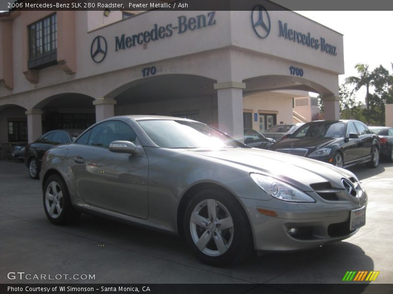 Pewter Metallic / Ash 2006 Mercedes-Benz SLK 280 Roadster