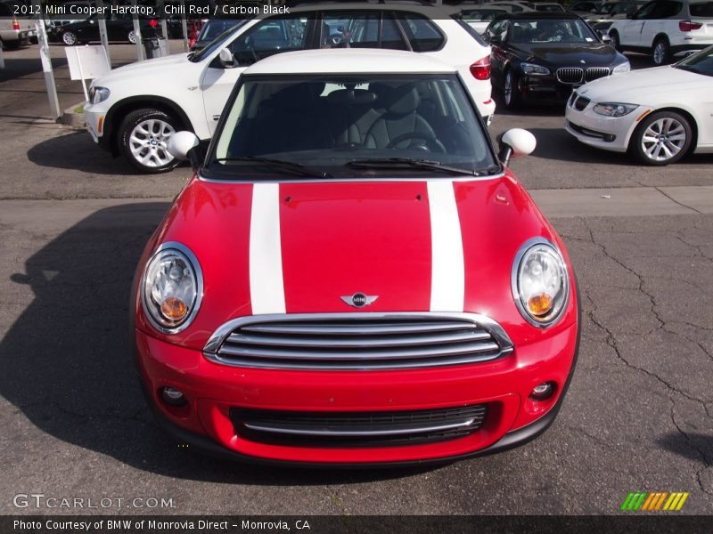 Chili Red / Carbon Black 2012 Mini Cooper Hardtop