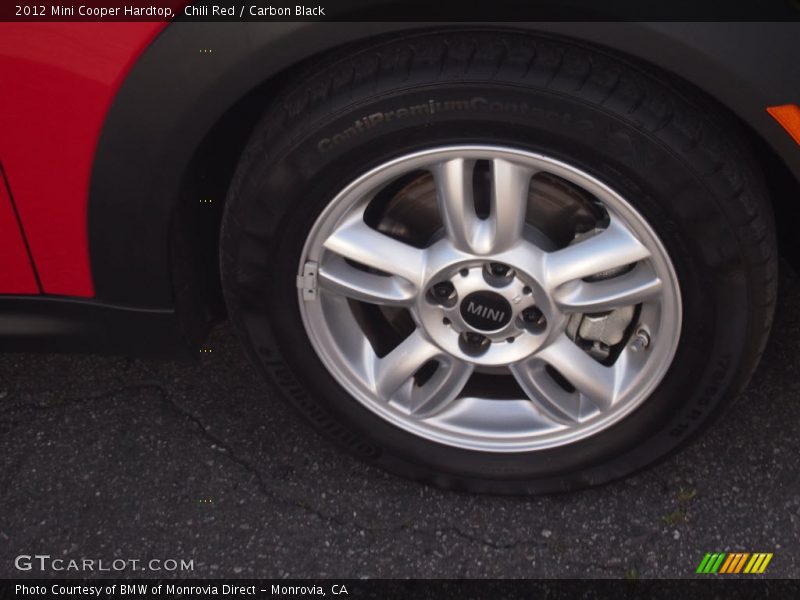 Chili Red / Carbon Black 2012 Mini Cooper Hardtop