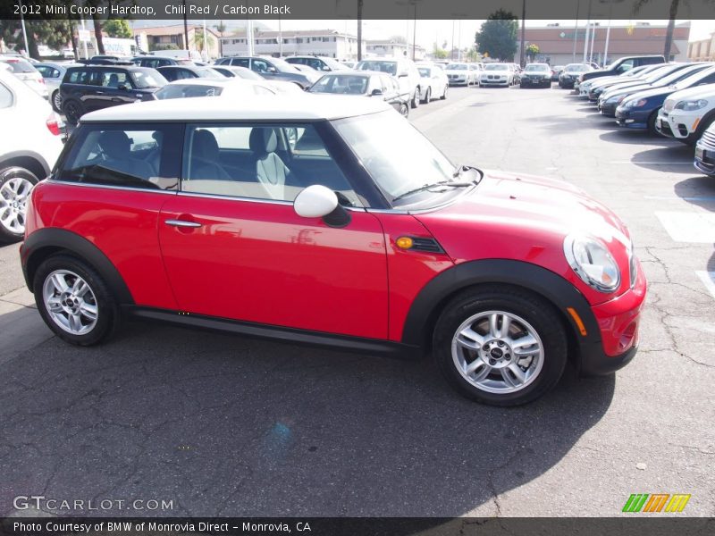 Chili Red / Carbon Black 2012 Mini Cooper Hardtop
