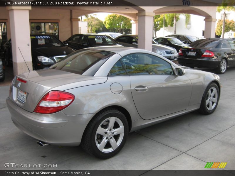 Pewter Metallic / Ash 2006 Mercedes-Benz SLK 280 Roadster