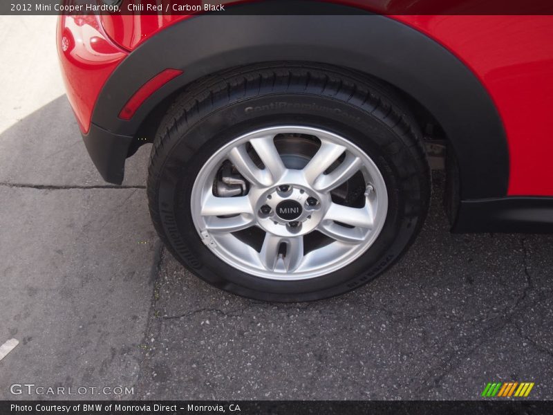 Chili Red / Carbon Black 2012 Mini Cooper Hardtop