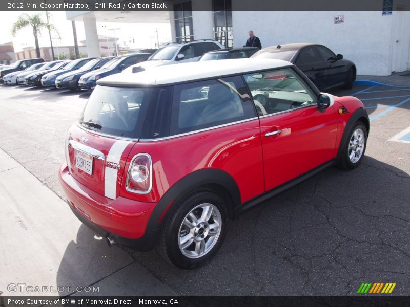 Chili Red / Carbon Black 2012 Mini Cooper Hardtop