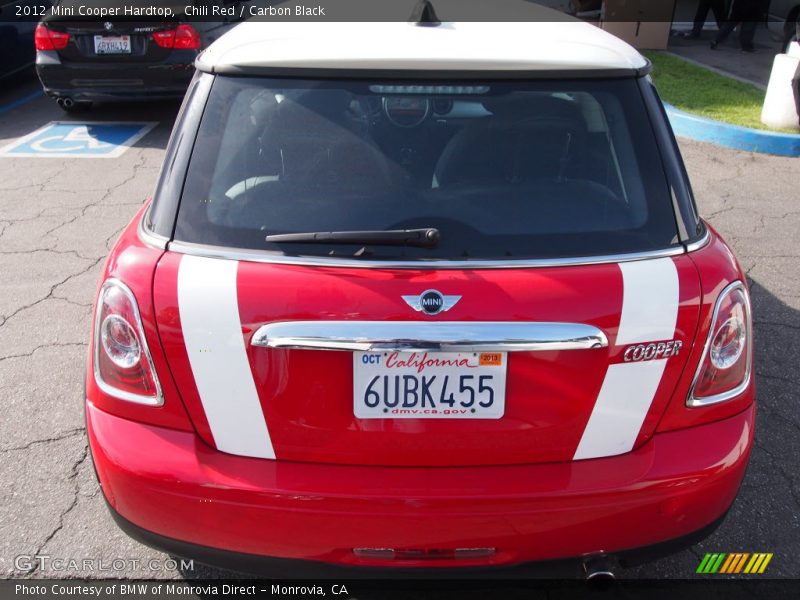 Chili Red / Carbon Black 2012 Mini Cooper Hardtop