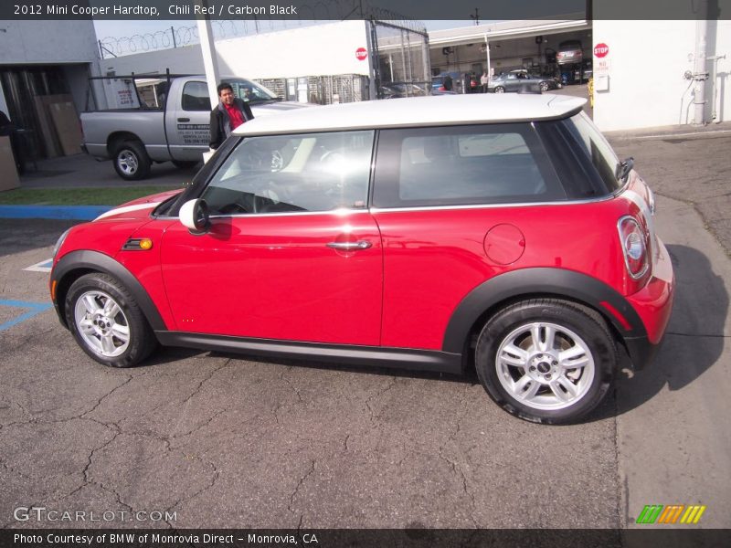 Chili Red / Carbon Black 2012 Mini Cooper Hardtop