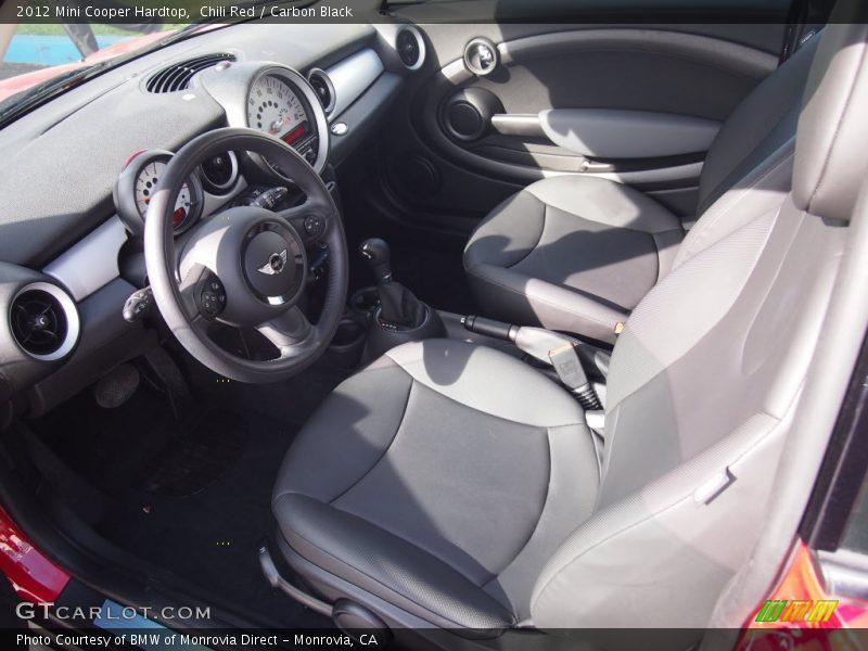 Chili Red / Carbon Black 2012 Mini Cooper Hardtop