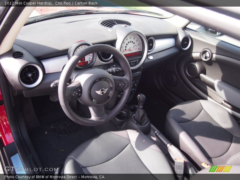 Chili Red / Carbon Black 2012 Mini Cooper Hardtop