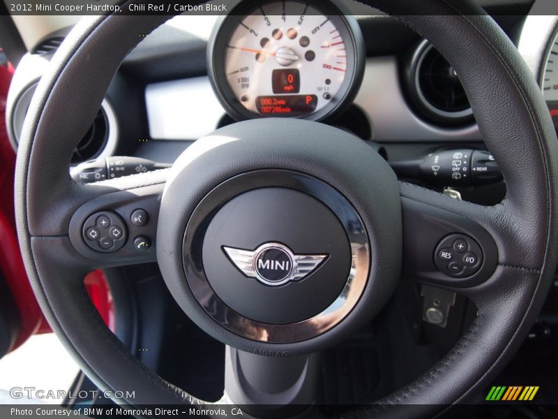 Chili Red / Carbon Black 2012 Mini Cooper Hardtop