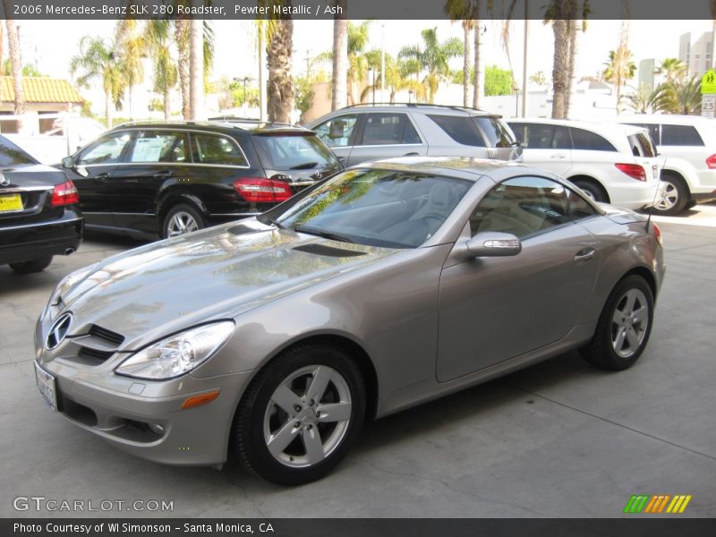 Pewter Metallic / Ash 2006 Mercedes-Benz SLK 280 Roadster