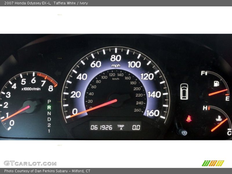 Taffeta White / Ivory 2007 Honda Odyssey EX-L