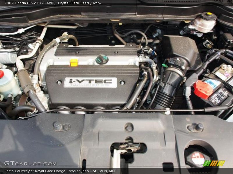  2009 CR-V EX-L 4WD Engine - 2.4 Liter DOHC 16-Valve i-VTEC 4 Cylinder