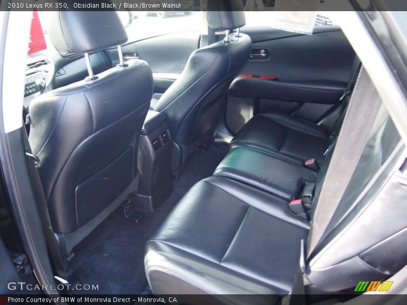 Obsidian Black / Black/Brown Walnut 2010 Lexus RX 350