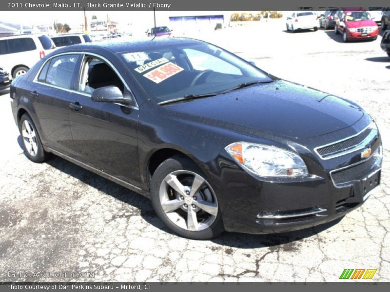 Black Granite Metallic / Ebony 2011 Chevrolet Malibu LT