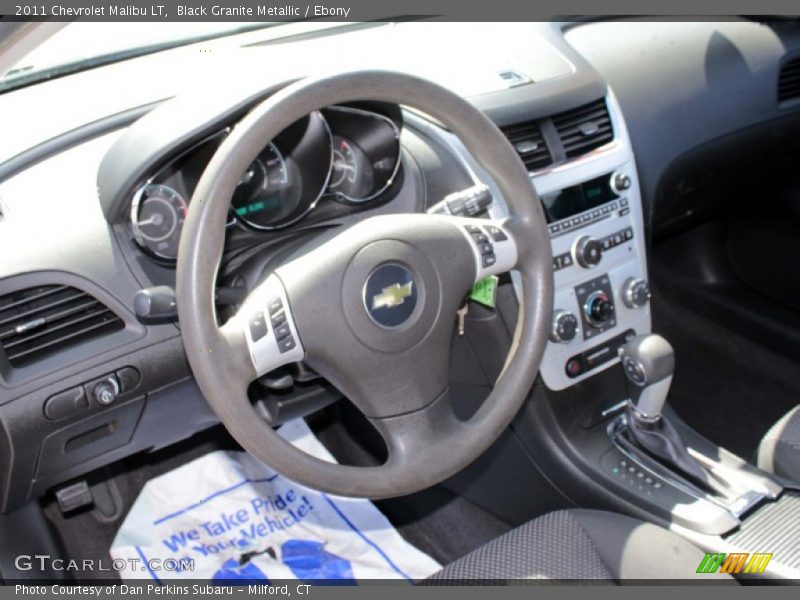 Black Granite Metallic / Ebony 2011 Chevrolet Malibu LT