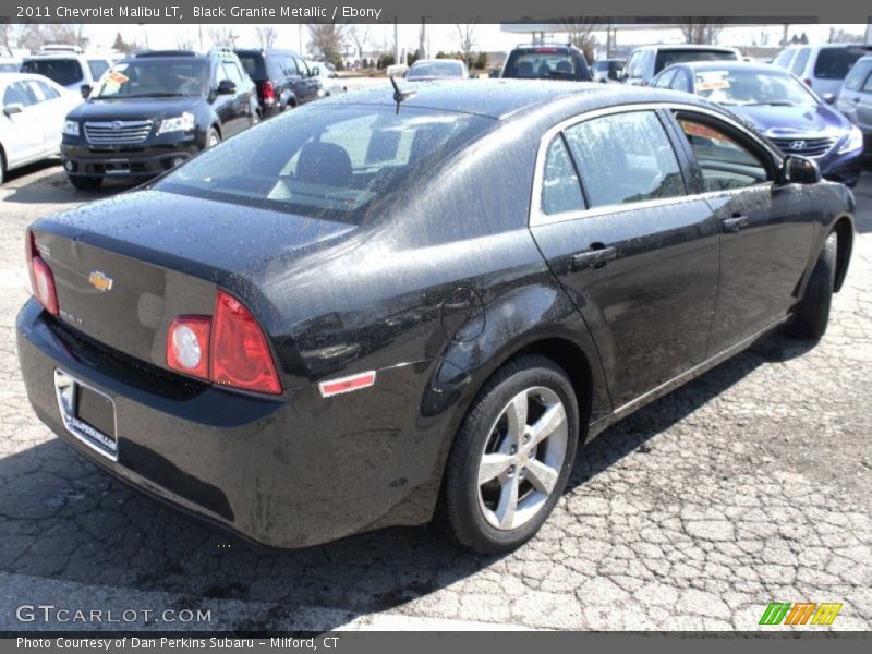 Black Granite Metallic / Ebony 2011 Chevrolet Malibu LT